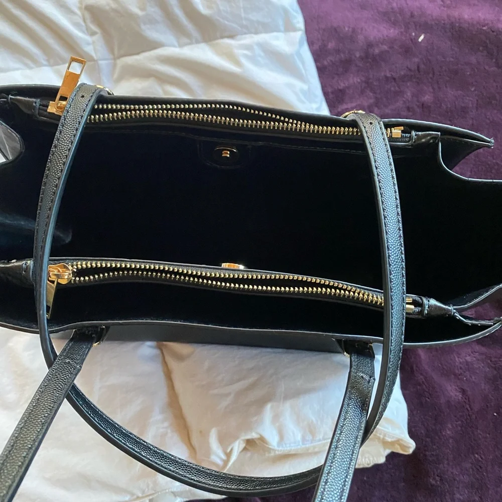 COPY - Large Black Leather Purse by Street Level - Picture 4 of 5